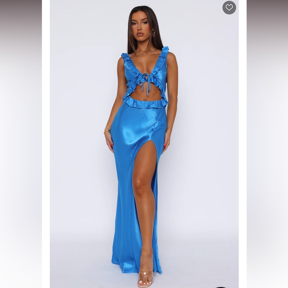 Brand new blue maxi dress from Whitefox, size 2 (XS)
